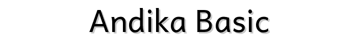 Andika Basic font